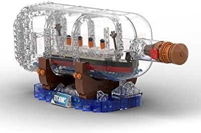 dOvOb Titanic Ship in a Bottle Building Blocks Set