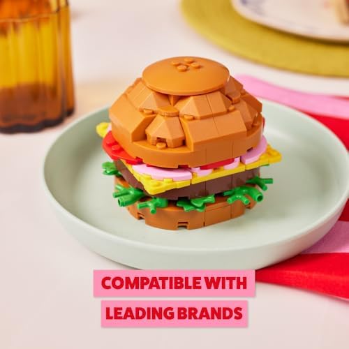 MAX Premium Snacks Building Bricks Hamburger Set by ZURU