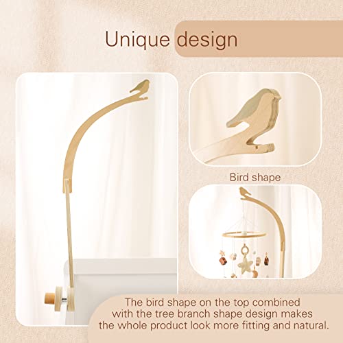 EERKEOD Crib Mobile Arm Holder for Baby Decor