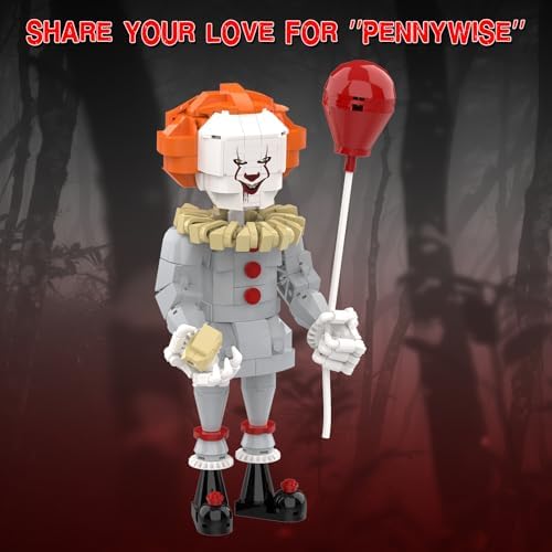 Pennywise Clown Building Set 299Pcs Creative Horror Movie Figure Kit