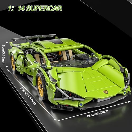 Chodia Sport Racing Car Building Kit 114 Scale 1254 PCS