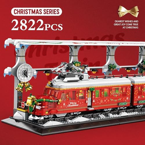 Zylegen Christmas Train Building Kit 2833 Pcs