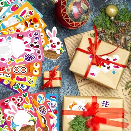 OTAITY 36 Piece Easter Sticker Set for Kids