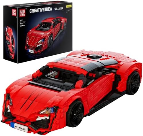 Mould King 10117 MOC Sports Car 1311 Pieces