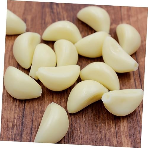 Happyyami 10pcs Artificial Garlic Cloves for Display and Halloween Props