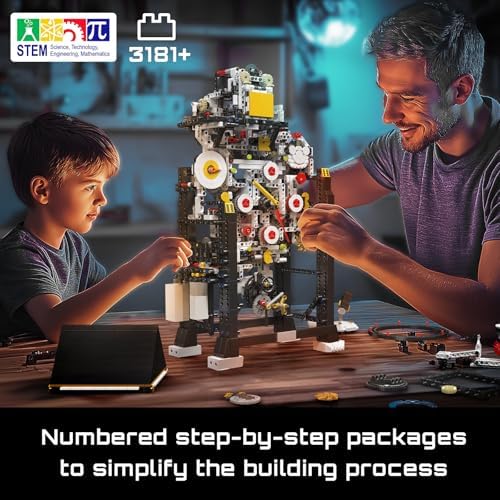 Mould King Cyberpunk Clock Building Set 3181 Pcs