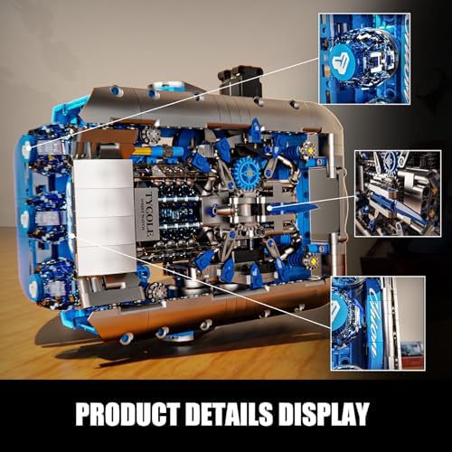 TYCOLE Technic Mechanical Watch Building Set for Adults and Boys 8