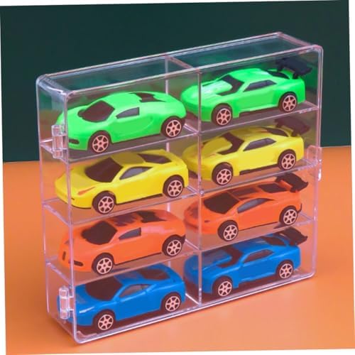 DOITOOL 2Pcs Wall-Mounted Display Cases for Diecast Cars and Collectibles