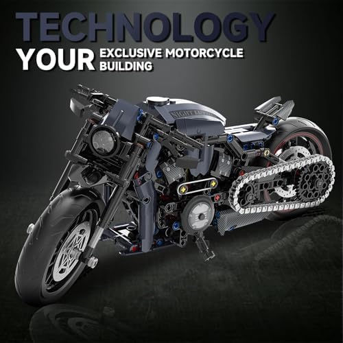 18 Motorcycle Building Blocks Toy Kit 623PCS