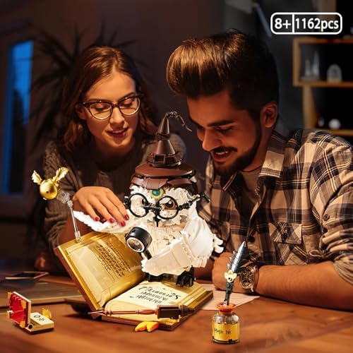 MOC Magic Owl Building Set for Adults and Kids 8