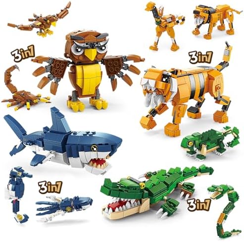 HIGH GODO Creator 3 in 1 Animals Building Set