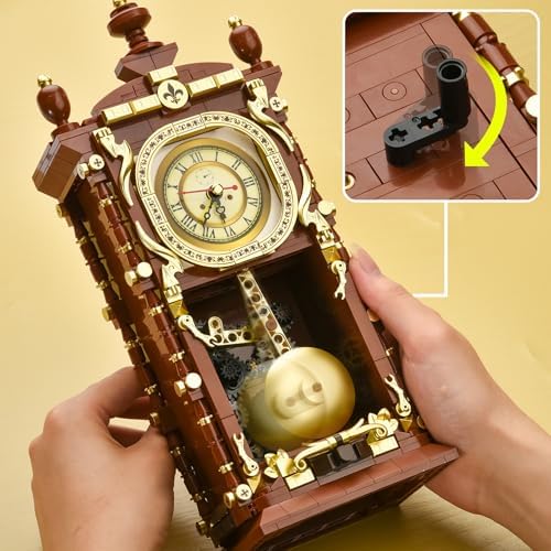 Retro Clock Building Set for Adults 751 Pieces