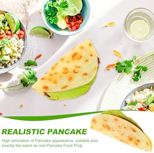 Uonlytech Realistic Taco Burrito Dessert Display Model