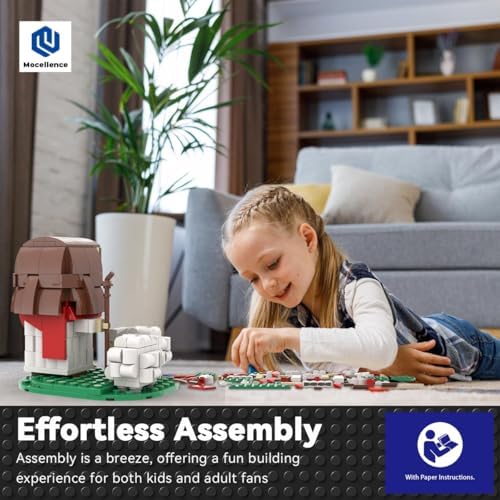 Mocellence Jesus Building Set for Kids Ages 6 and Up
