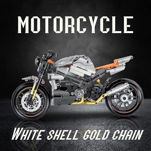 18 Motorcycle Building Set for Adults 579PCS