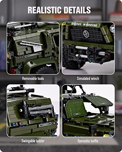 Nifeliz Military Car Building Kit 3175 Pieces