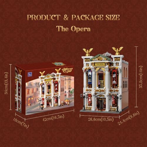Pantasy Vintage European Grand Theater Building Set