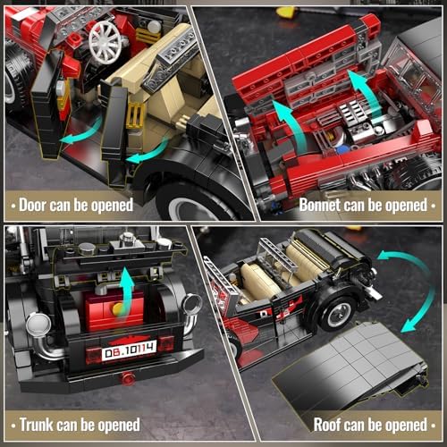 Mould King 10114 Classic Car Building Blocks Set