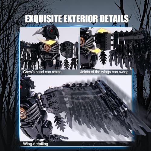 Magic Raven Building Set 1018 PCS STEM Toy for Anime Fans
