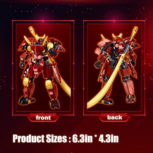 High GODO Samurai Mech Warrior Building Set 236 Pieces