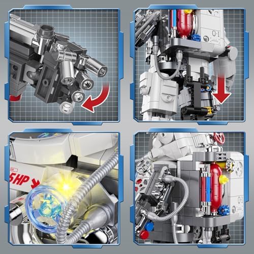 HSANHE Space Astronaut Building Set with LED Light