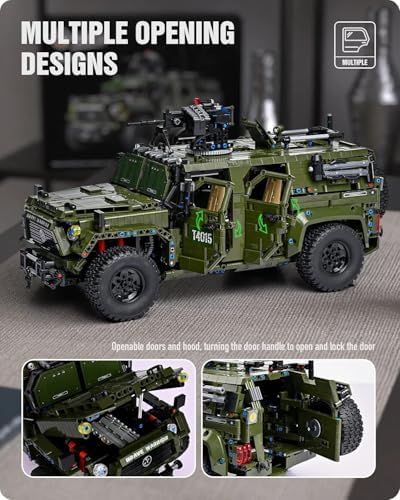Nifeliz Military Car Building Kit 3175 Pieces