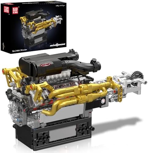 Mould King V12 Engine Kit for Building and STEM Learning