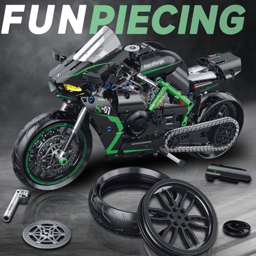 18 Scale Motorcycle Building Kit for Kids and Teens 511PCS