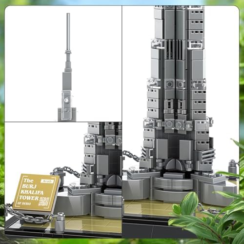 Burj Khalifa Tower Building Blocks Set 555 Pieces