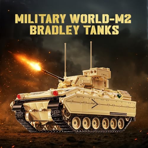 Brihappen M2 Tanks Building Set 1862 Pieces