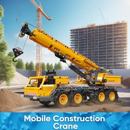 Mould King 17058 Crane Building Blocks Kit 997 Pieces