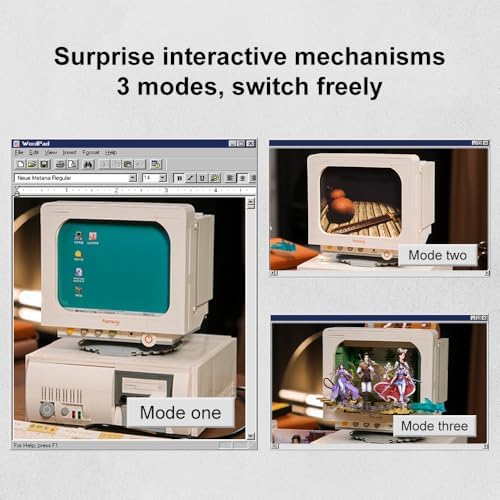 BRICKKK Retro Computer Building Blocks Set