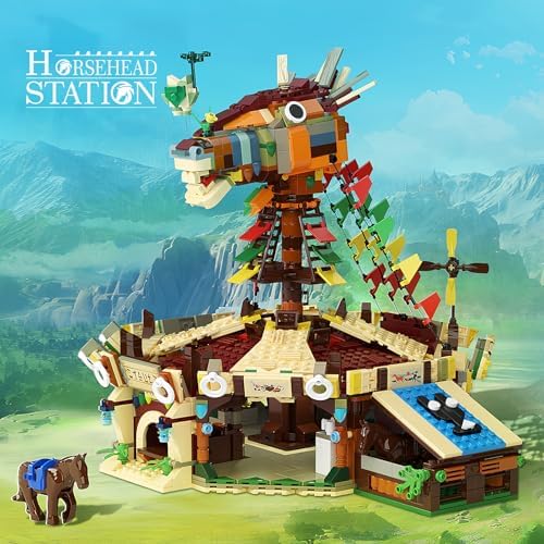 Horse Station Building Model Kit for Zelda Fans