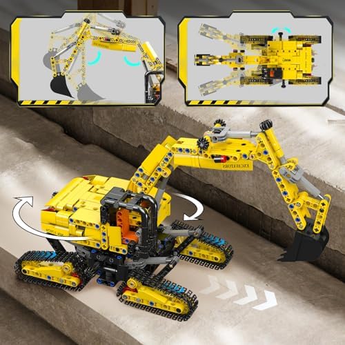 Mould King 17076 Excavator Building Set 840 Pieces