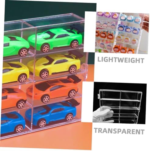Modern 2pcs Display Case Stand for Collectibles Cars and Toys