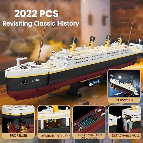 Titanic Model Kit - 2022 Piece 3D Puzzle Building Set