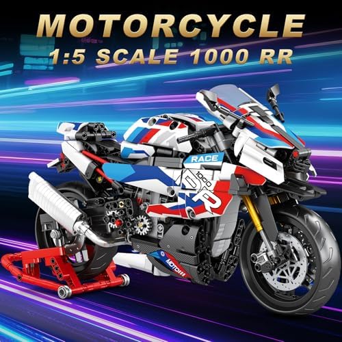 Loyratche Motorcycle Building Blocks Set 949 Pieces