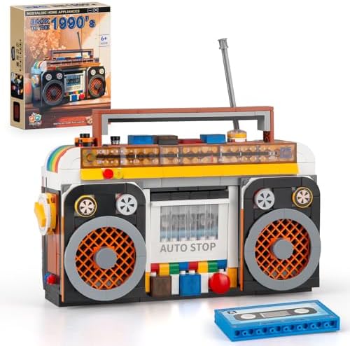 Retro Radio Classic Building Blocks Set for Adults and Kids 8