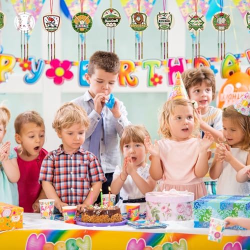 Fennoral 9 Pack Ball Wind Chime DIY Kit for Kids