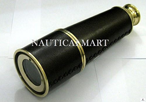 NauticalMart Brass Pirate Telescope 18 Inch Spyglass