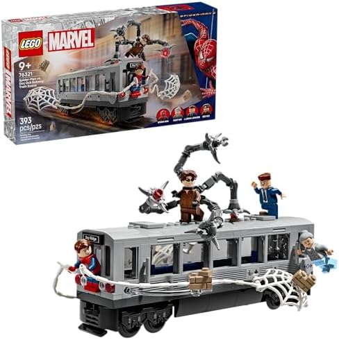 LEGO Marvel Spider-Man vs Doc Ock Subway Train Scene