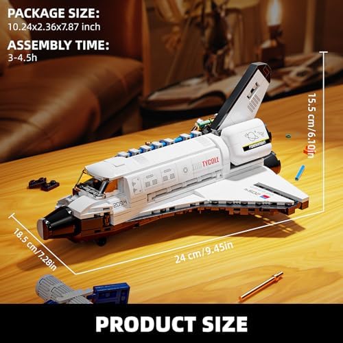 TYCOLE Space Shuttle Building Block Set 536PCS