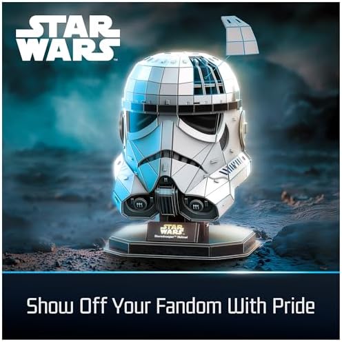 4D Build Star Wars Stormtrooper Helmet 3D Puzzle Kit