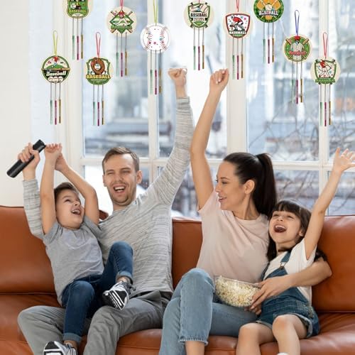 Fennoral 9 Pack Ball Wind Chime DIY Kit for Kids