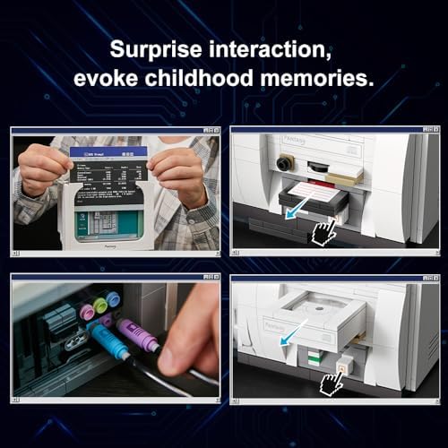 BRICKKK Retro Computer Building Set for Adults