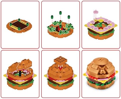 MAX Premium Snacks Building Bricks Hamburger Set by ZURU