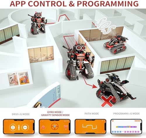5 in 1 STEM RC Robot Building Kit for Kids 6-12