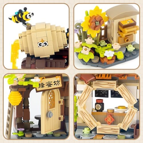 Honey Workshop Mini Building Set 1242 Pieces