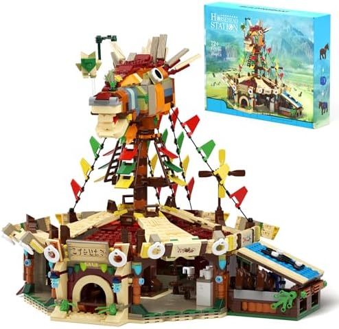 Horse Station Building Model Kit for Zelda Fans