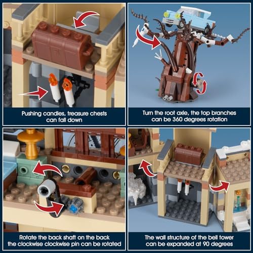 Magic Castle Clock Tower Building Set - 1305 Pieces